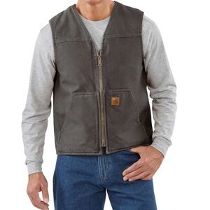 Carhartt Men's Sandstone Sherpa Lined Vest